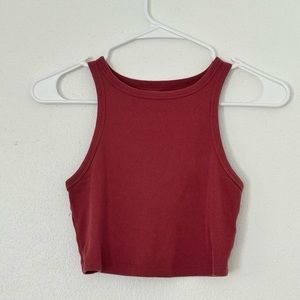 Pink wild fable cropped tank